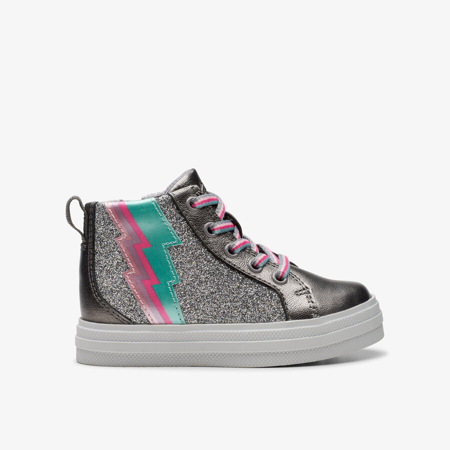 nova light toddler - gun metal leather