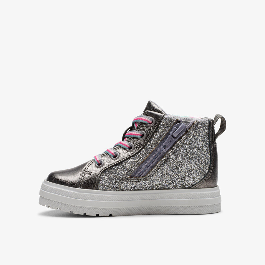 nova light toddler - gun metal leather