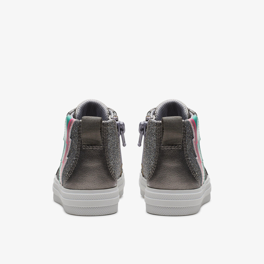 nova light toddler - gun metal leather