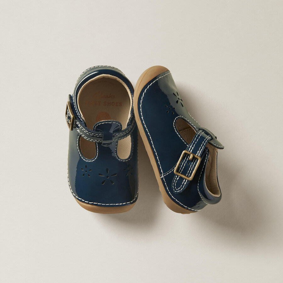 tiny skip toddler - marineblå patent