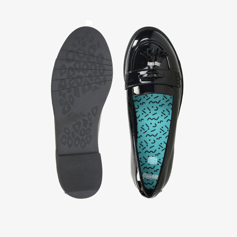 preppy edge bl - svart patent