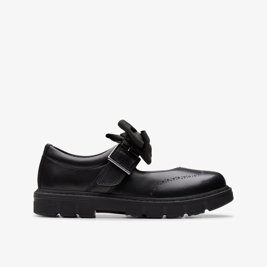 lorcam jane kid - svart skinn
