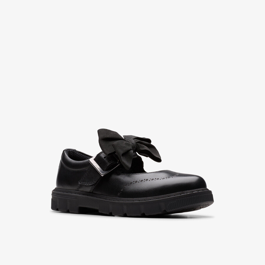 lorcam jane kid - svart skinn