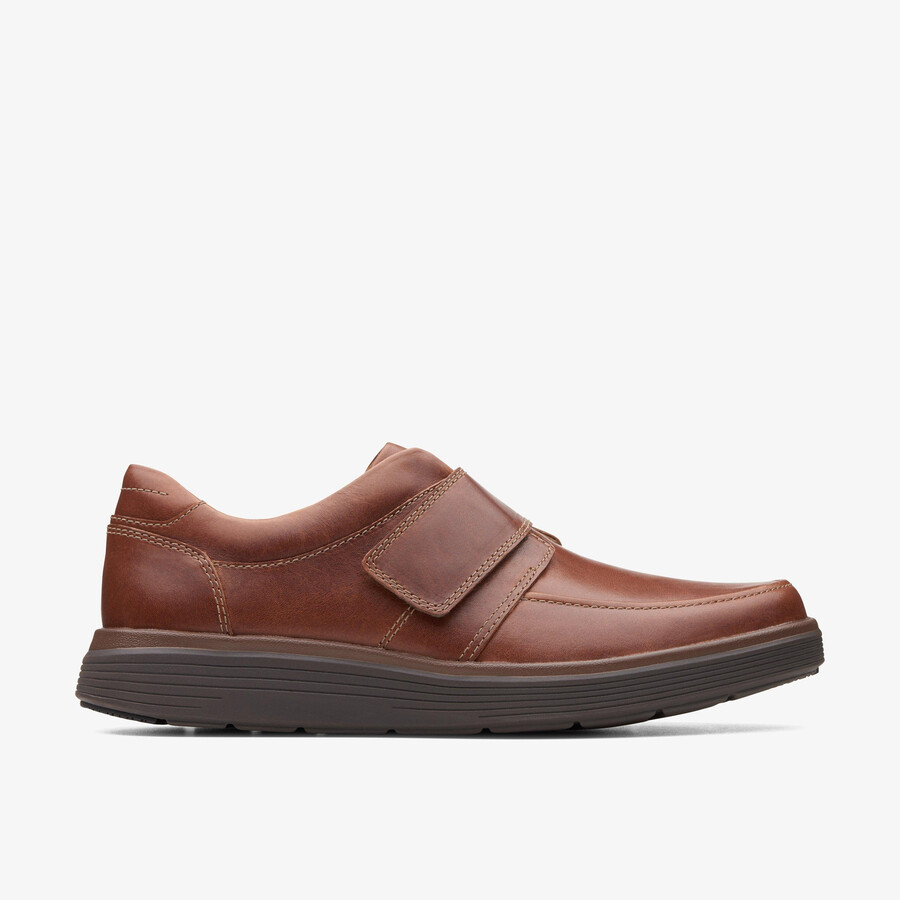 un abode strap loafer - mørkbrun skinn