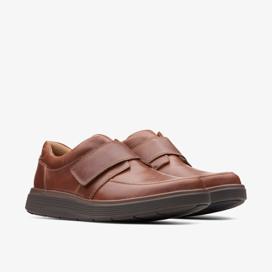 un abode strap loafer - mørkbrun skinn