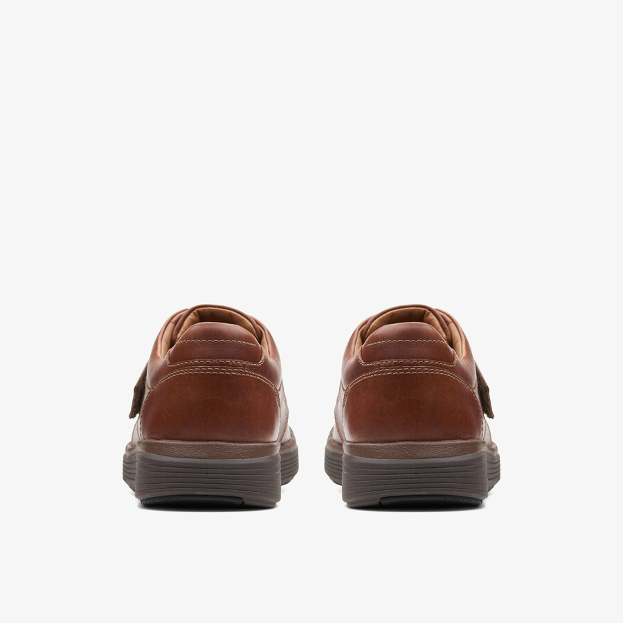 un abode strap loafer - mørkbrun skinn