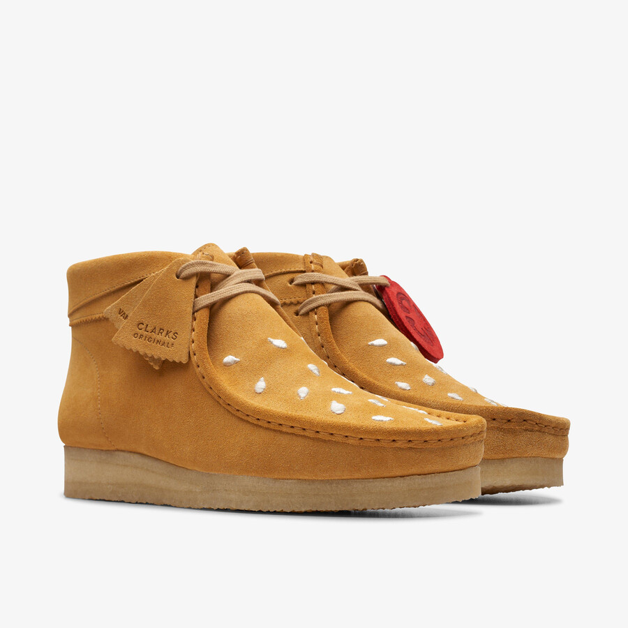 wallabee-støvel - brun broderi