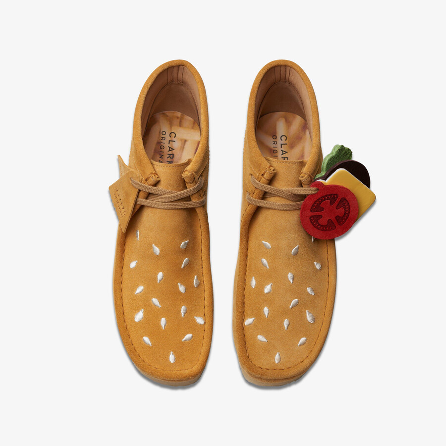 wallabee-støvel - brun broderi