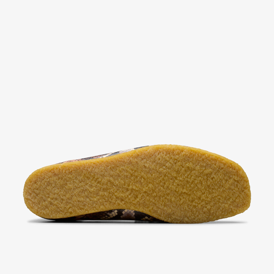 wallabee - brunt slangetrykk