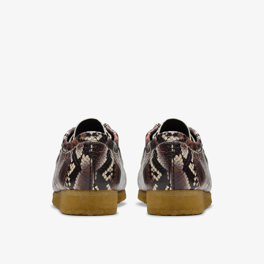 wallabee - brunt slangetrykk