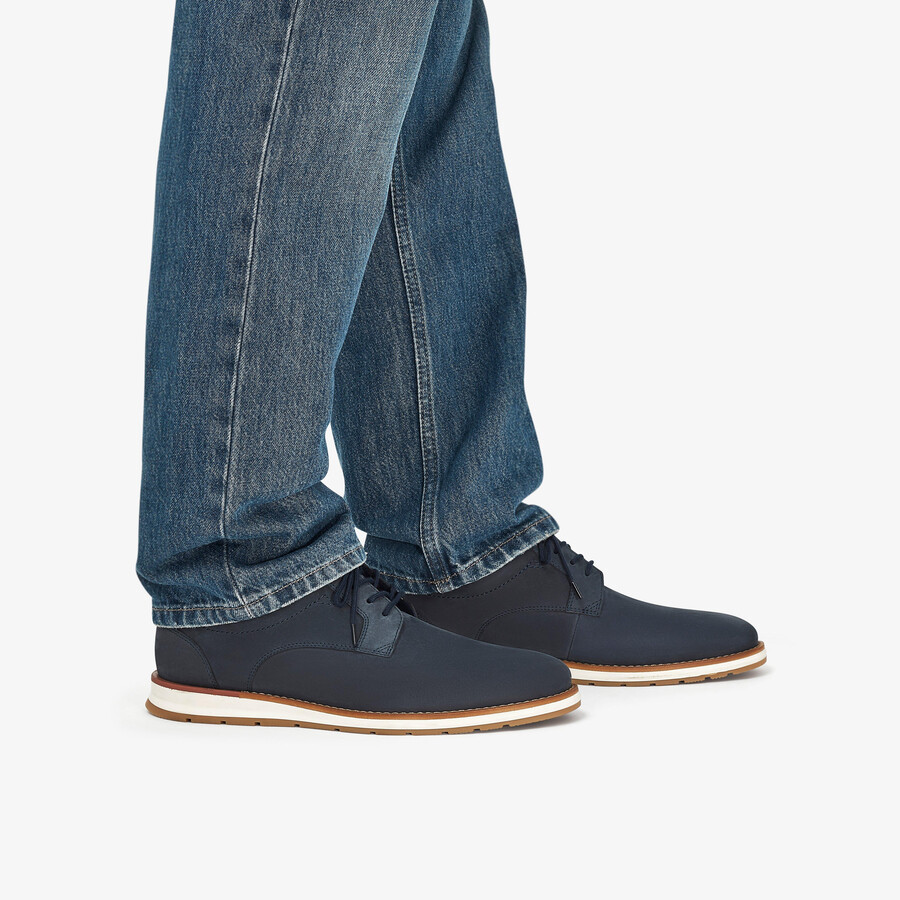 lapford lace - marineblå nubuck