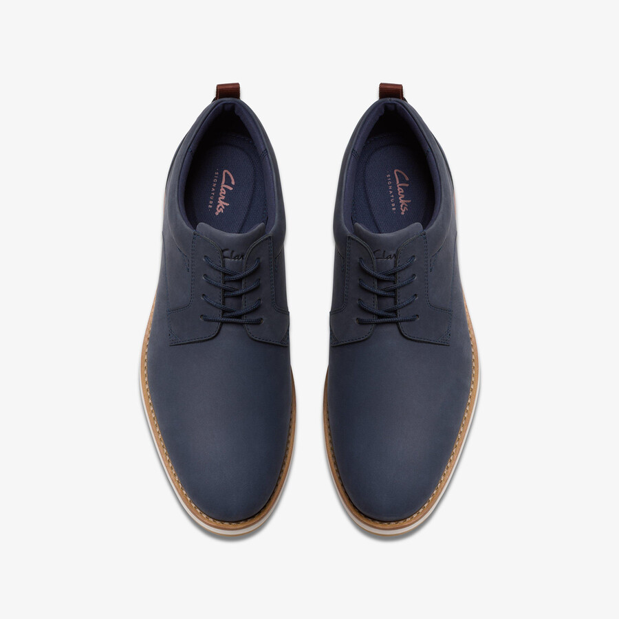 lapford lace - marineblå nubuck