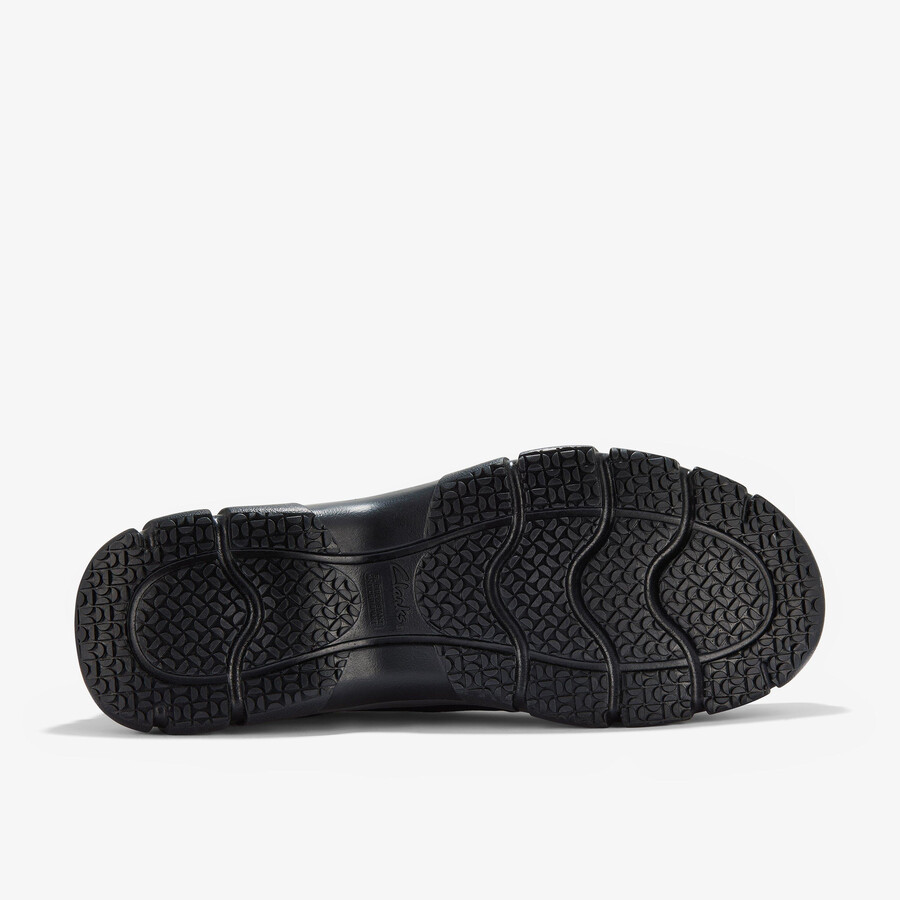 spypath step - svart nubuck