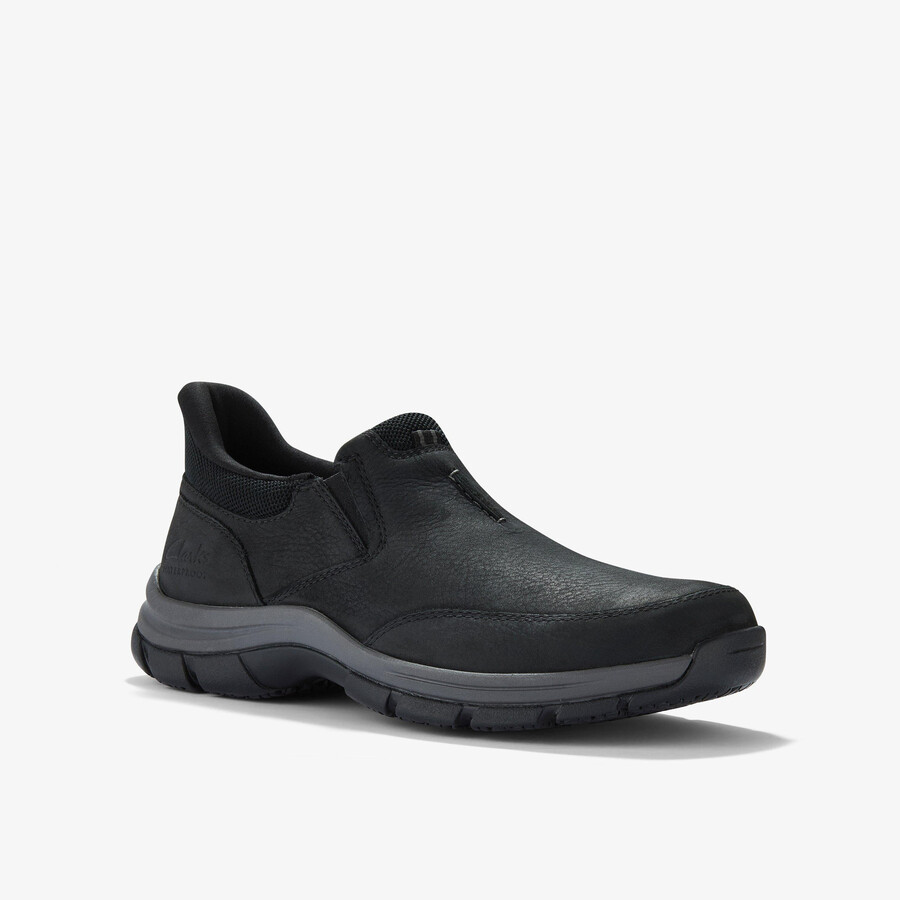 spypath step - svart nubuck