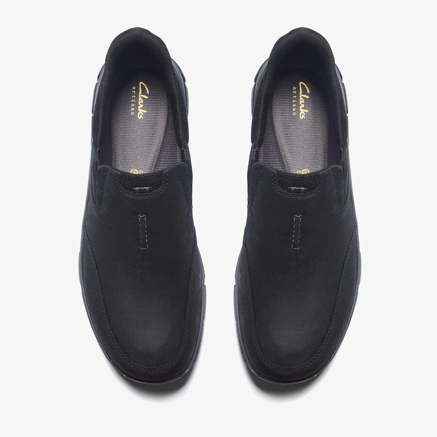 spypath step - svart nubuck