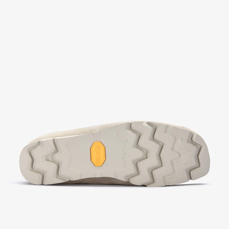 wallabee boot paf - beige semsket skinn