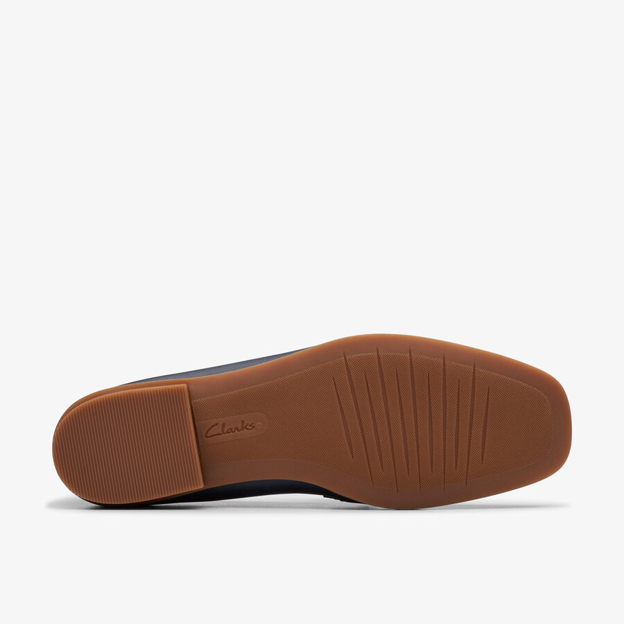 sarafyna iris loafer - marineblått skinn