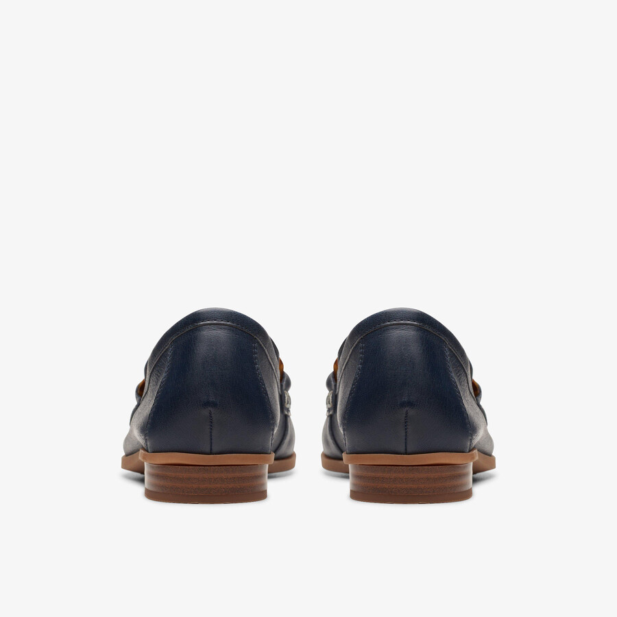 sarafyna iris loafer - marineblått skinn