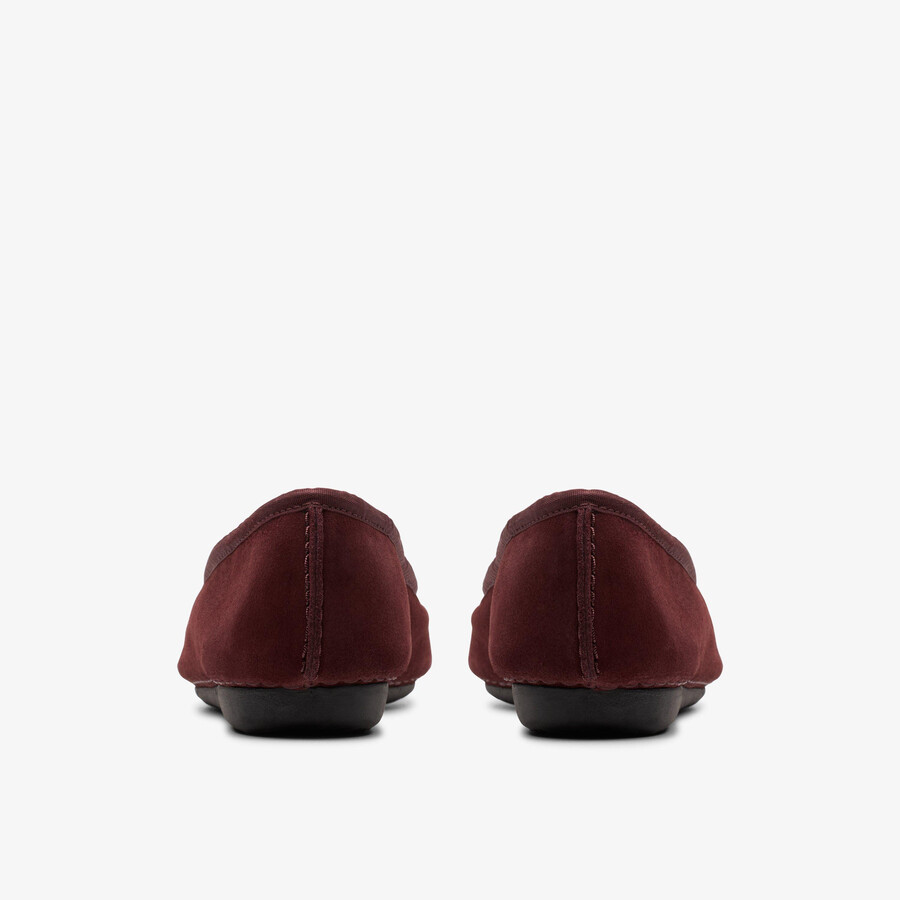 freckle ice - merlot semsket skinn