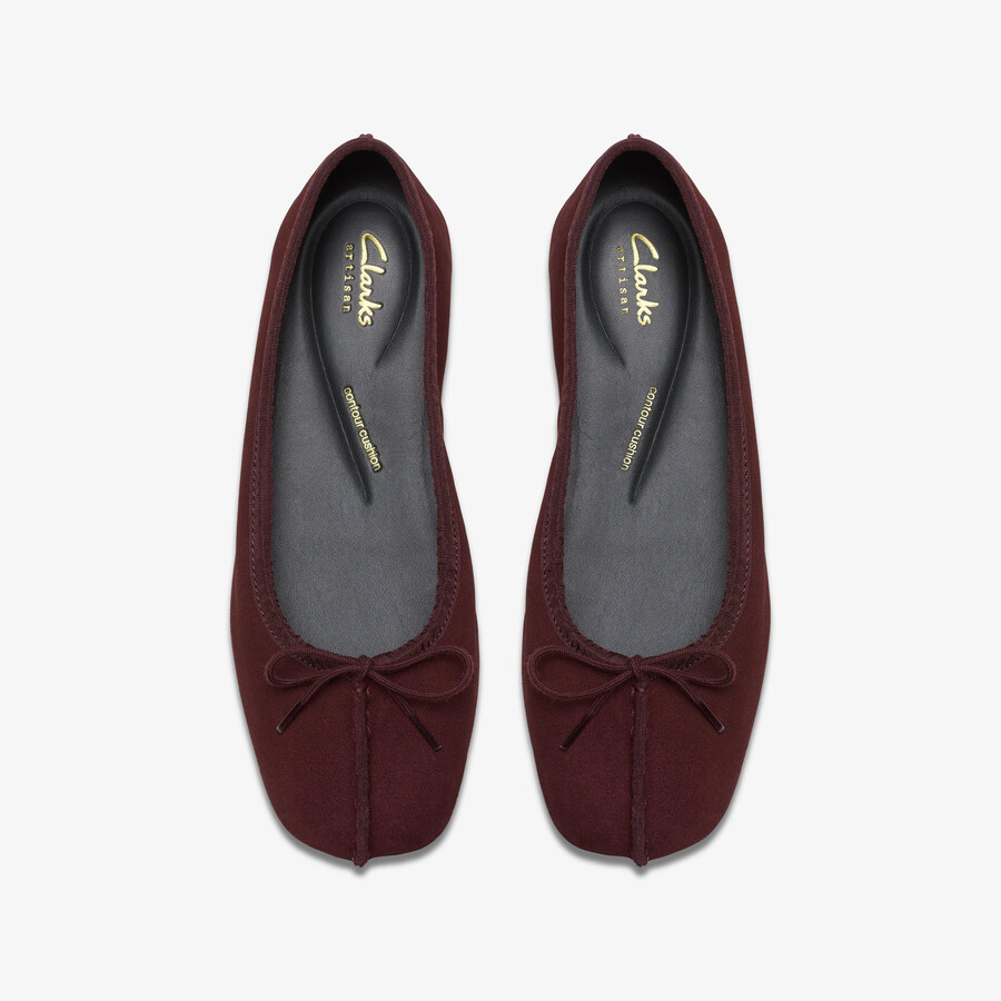 freckle ice - merlot semsket skinn