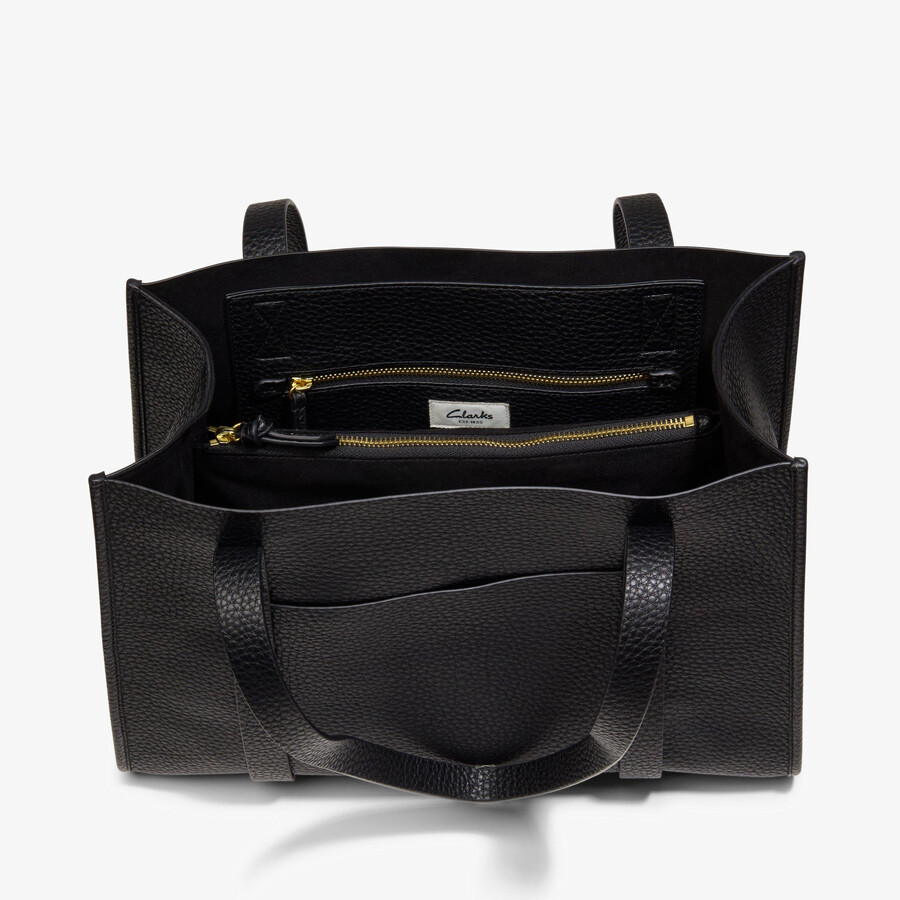 shopper-veske - svart